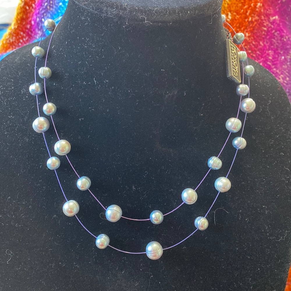 Honora “floating” freshwater Pearl necklace